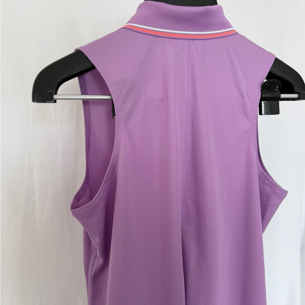 Nike Women's Lavender Sleeveless Polo Tank - Picture 5 of 5